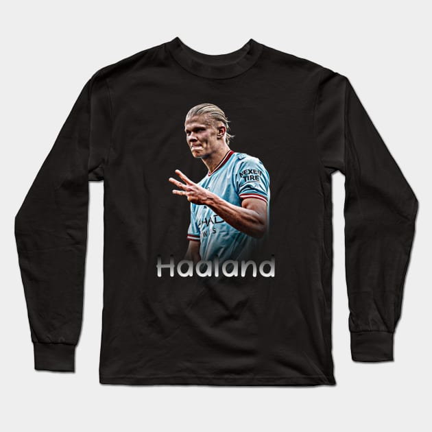 Haaland Long Sleeve T-Shirt by lilwm14@gmail.com